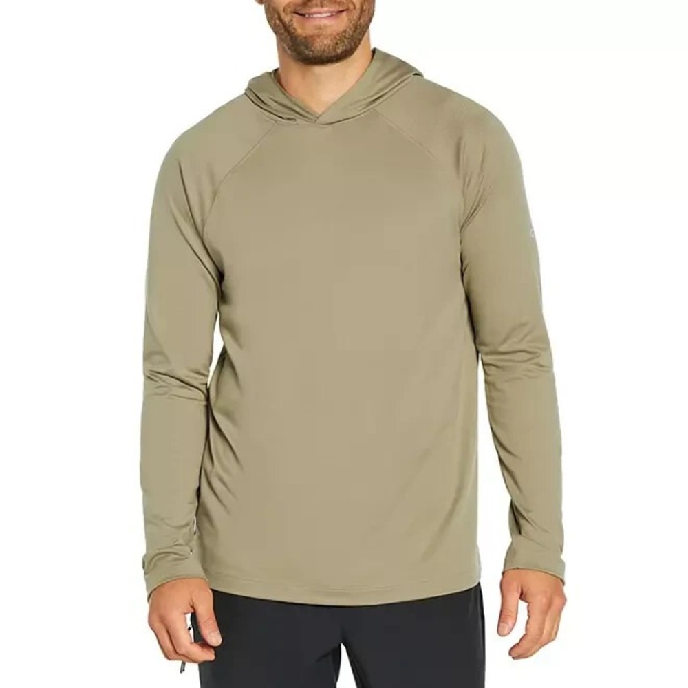 GapFit Men Active Hoodie Size Small Winter Twig Brown Pullover 719408756135